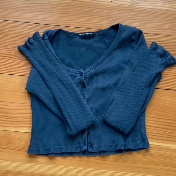 Brandy Melville Tops - Brandy Melville blue long sleeve